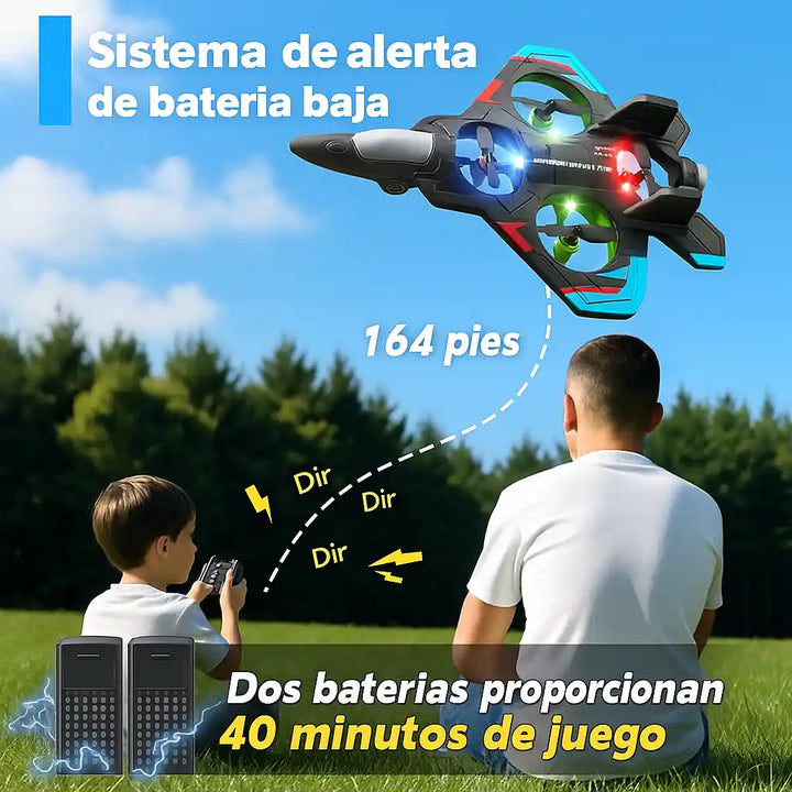 El Regalo Perfecto: Avión 360 que Hace Volar la Imaginación de los Niños GRATIS segunda bateria