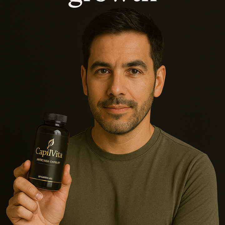 CapilVita – Suplemento Anticaída Capilar Natural | Fortalece y Estimula el Crecimiento del Cabello (30 cápsulas)