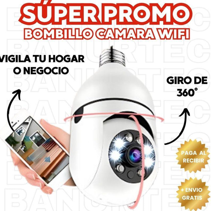Vigilight360™ – Cámara Bombilla IP Wifi