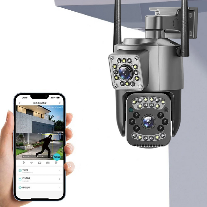 Zoom Guard – La Cámara Inteligente 2 en 1 con Memoria Infinita! 🔒 Seguridad Sin Límites! 🚨