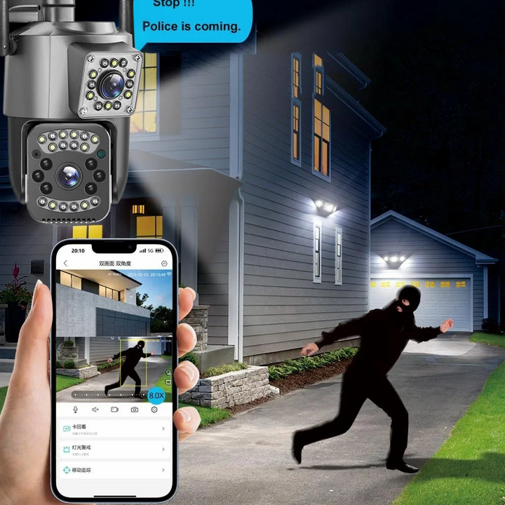 Zoom Guard – La Cámara Inteligente 2 en 1 con Memoria Infinita! 🔒 Seguridad Sin Límites! 🚨