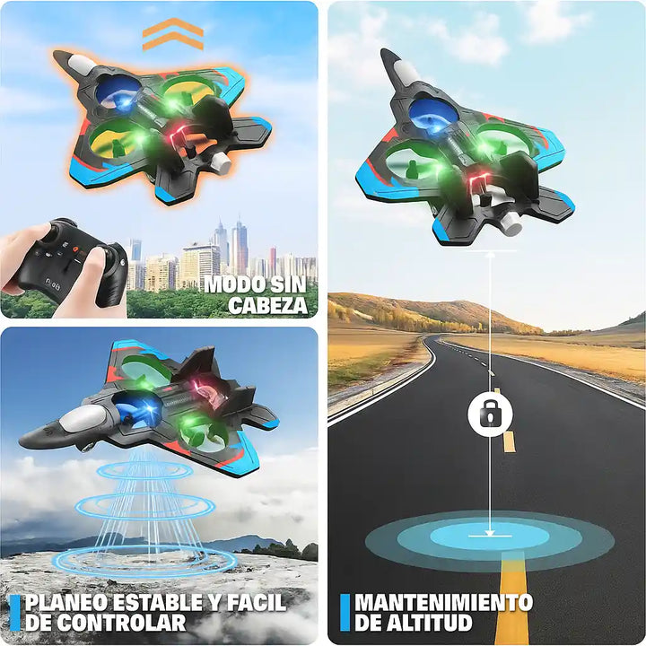 El Regalo Perfecto: Avión 360 que Hace Volar la Imaginación de los Niños GRATIS segunda bateria